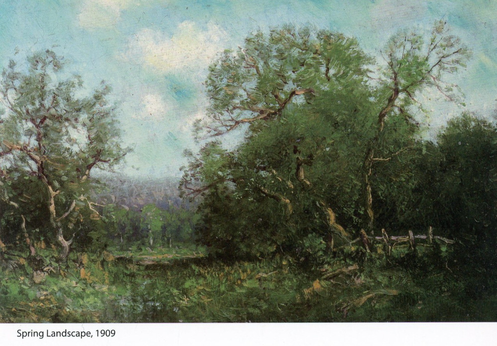 Spring Landscape, 1909, Julian Onderdonk (Texas, 1882-1922) -New POSTCARD