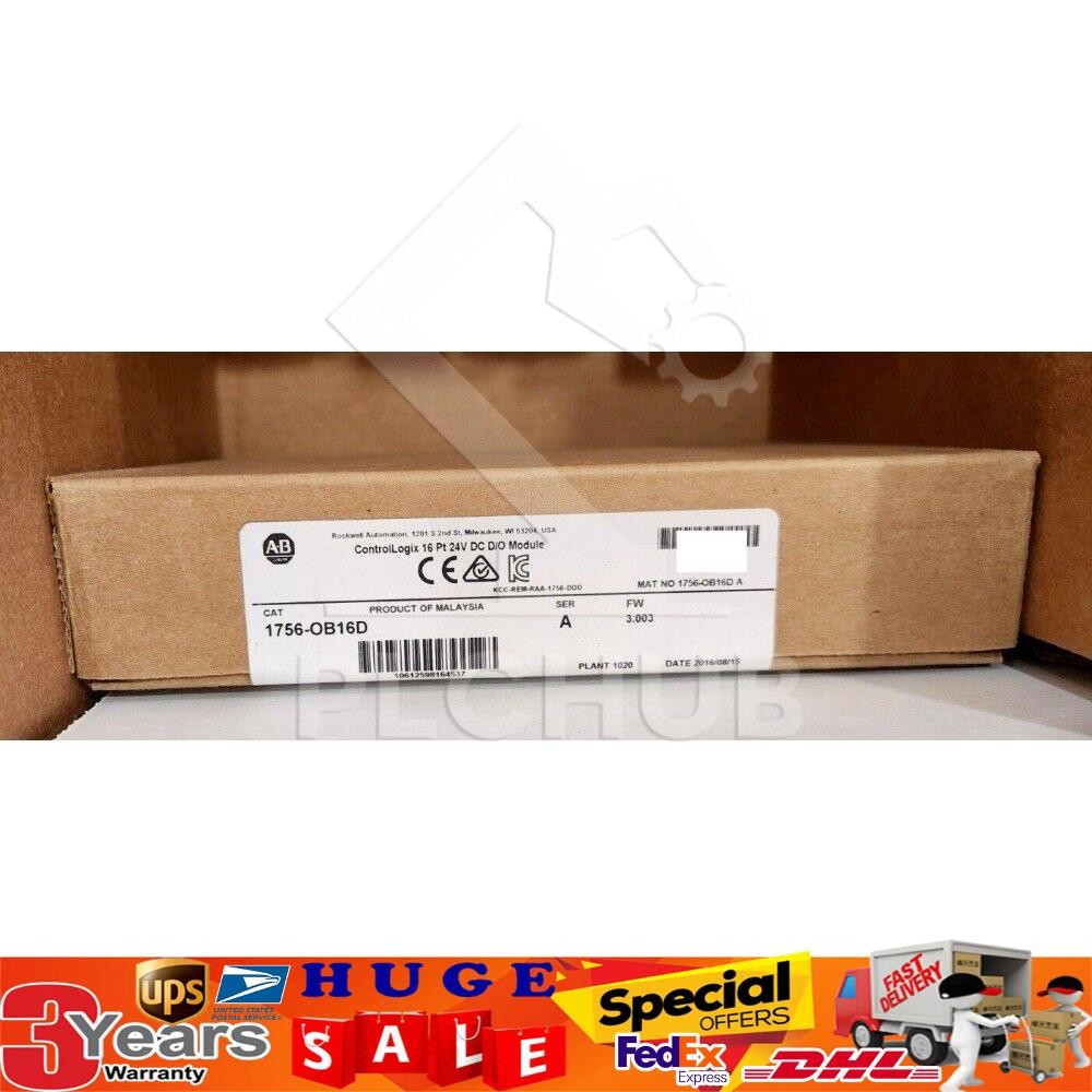 1 PCS New Sealed ABAB 1756-OB16D /A ControlLogix PLC DC Ouput Module USA