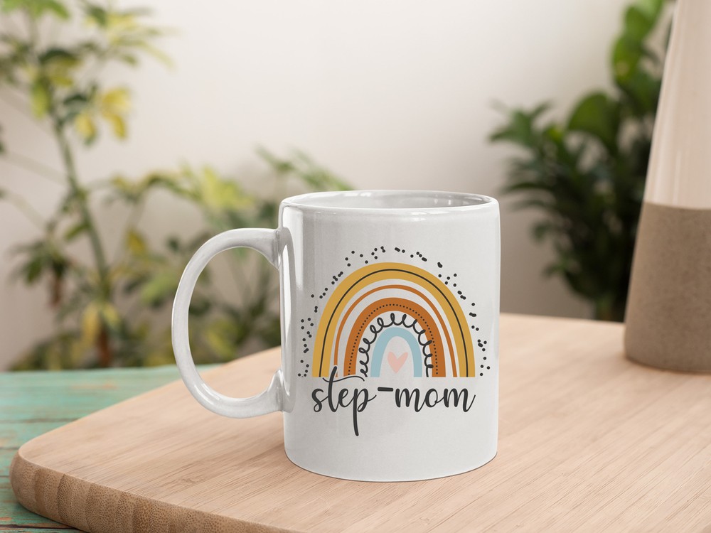 Step Mom Rainbow Mug Step Mom Mug Rainbow Mother's Day Mug Mother's Day Gift
