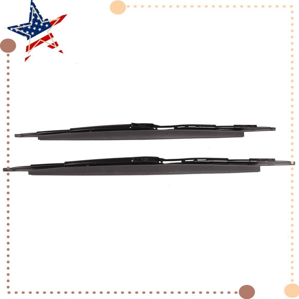 2x Windscreen Wiper Blades 61610442837 For BMW 7-Series E65 E66 740i 750i 02-08