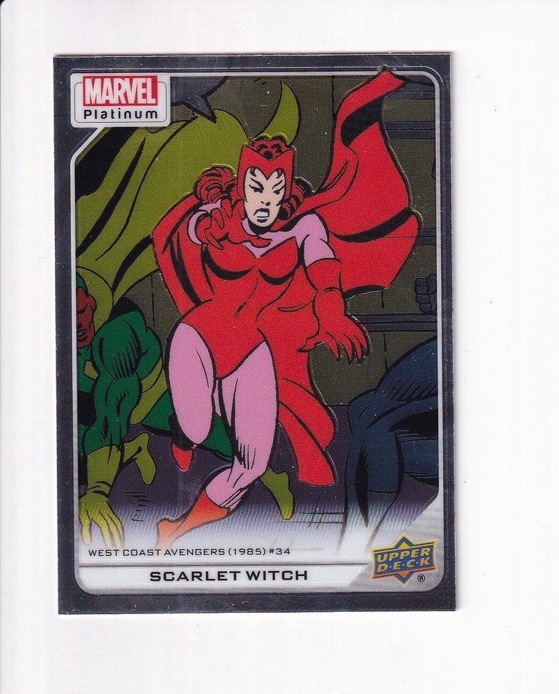 2023 Upper Deck MARVEL PLATINUM SHORT PRINT SP #106 SCARLET WITCH