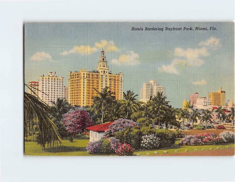 Postcard Hotels Bordering Bayfront Park Miami Florida USA