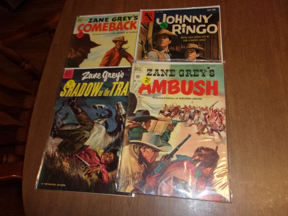 Westerns Lot # 6 Ambush FC 314 Comeback! FC 357 Shadow on the Trail FC 604 Ringo