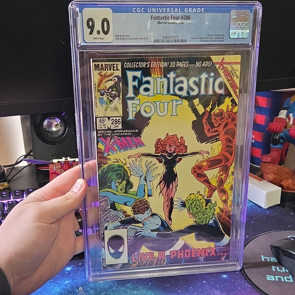 Marvel Comics Fantastic Four #286 CGC 9.0 Byrne Austin Cover