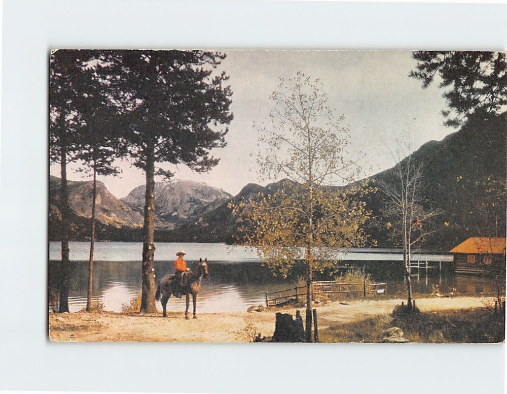 Postcard Grand Lake Rocky Mountain National Park Colorado USA