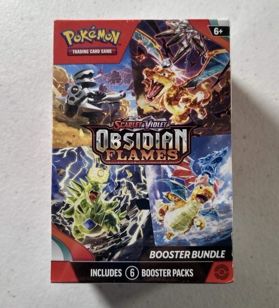 Pokemon TCG: Scarlet & Violet Obsidian Flames Booster Bundle 6 Packs New Sealed