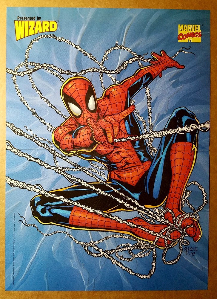 Spider-Man Marvel Comic Poster by Steve Skroce for Superhero Fans