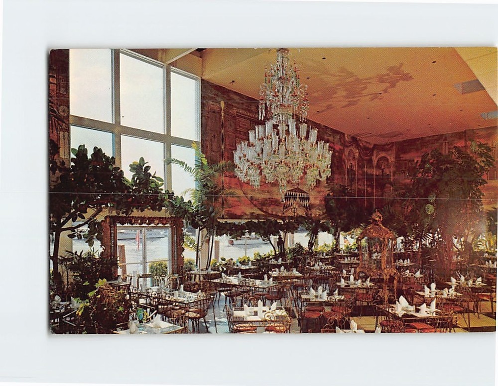 Postcard Creightons Restaurant Fort Lauderdale Florida USA