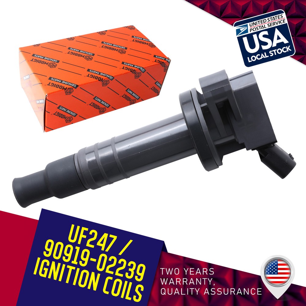 1PC OEM Ignition Coil 90919-02239 For Toyota Corolla Matrix 1.8L UF247