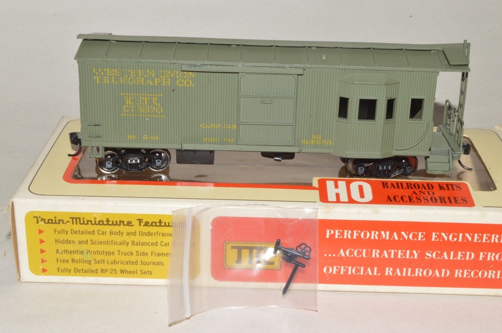 HO scale Train Miniature Western Union Telegraph 42' caboose car MW KD's