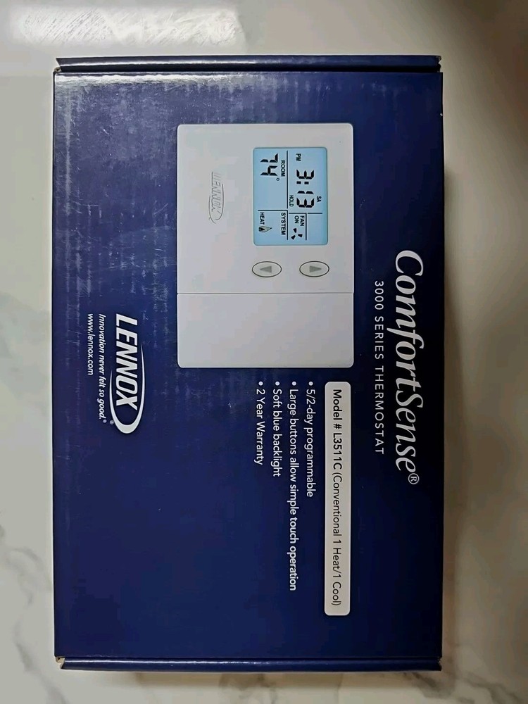 10 Pack NEW Lennox ComfortSense 3000 Serie Programmable Thermostat Model #L3511C