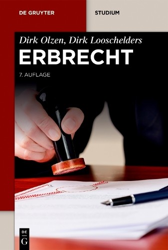 Dirk Olzen Dirk Looschelders Erbrecht (Paperback) De Gruyter StudiumAnother great item from Rarewaves USA | Free delivery!
