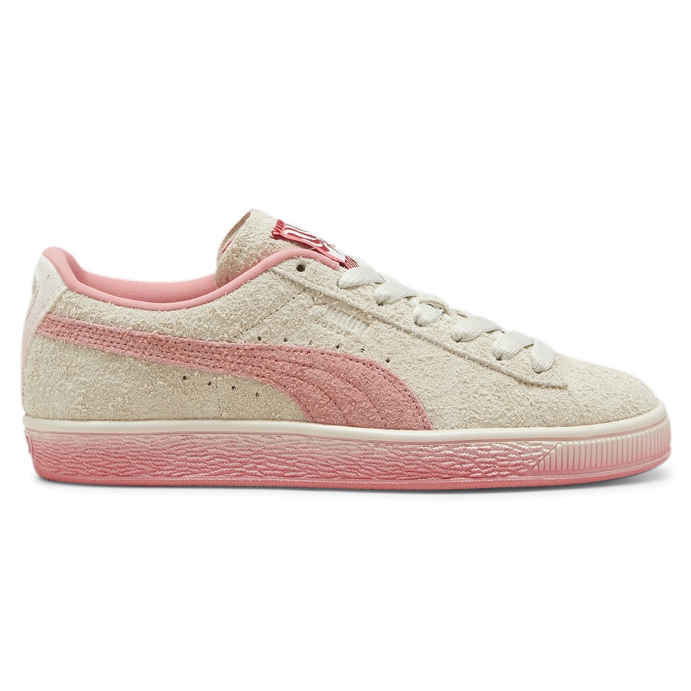 PUMA Suede California Dreamin Lace Up  Womens Beige, Pink Sneakers Casual Shoes