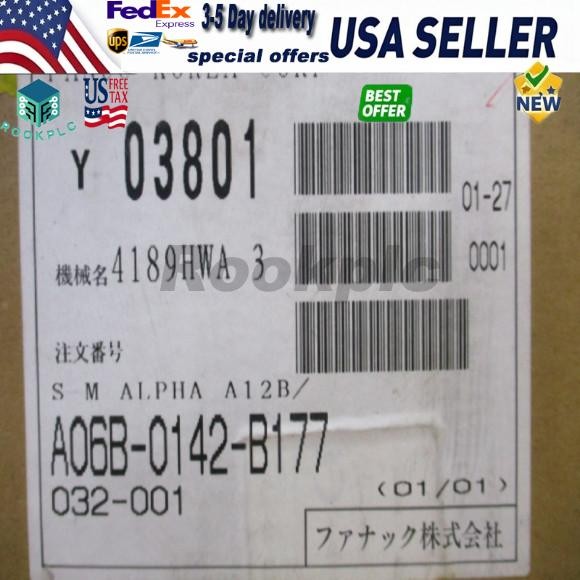 New FANUC A06B-0142-B177 SERVO MOTOR  A06B-0142-B177