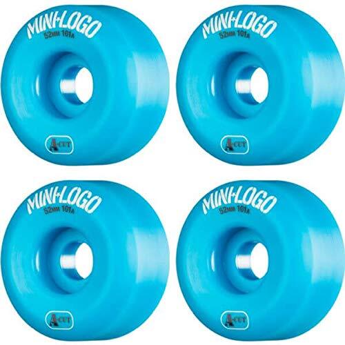 Mini Logo A-Cut Blue Skateboard Wheels - 52mm 101a (Set of 4)