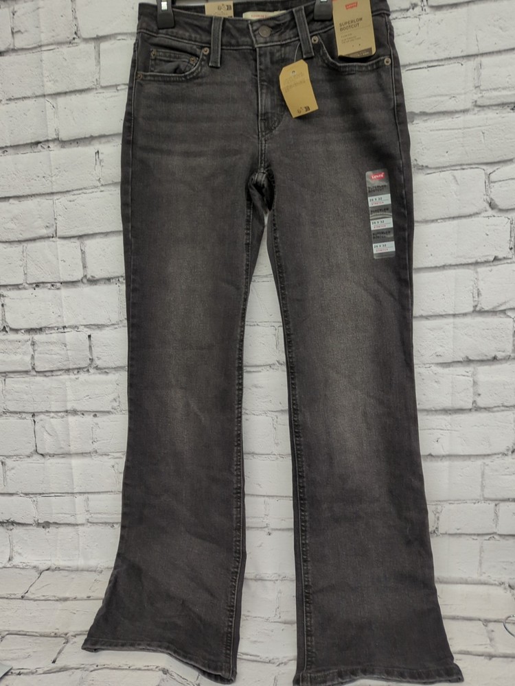 Levi’s Superlow Bootcut Black Jeans Size 26