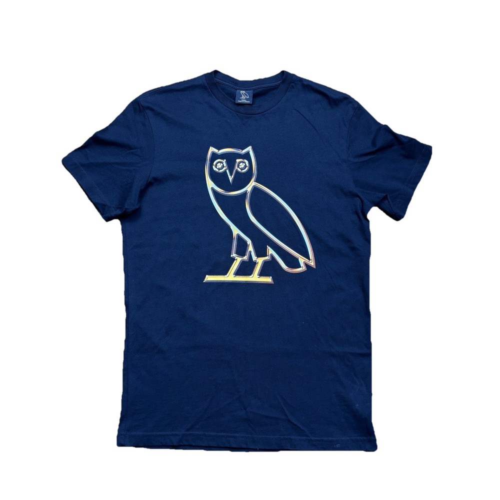 OVO October’s Very Own Drake Owl Logo T Shirt Mens Small Black Made In Canada