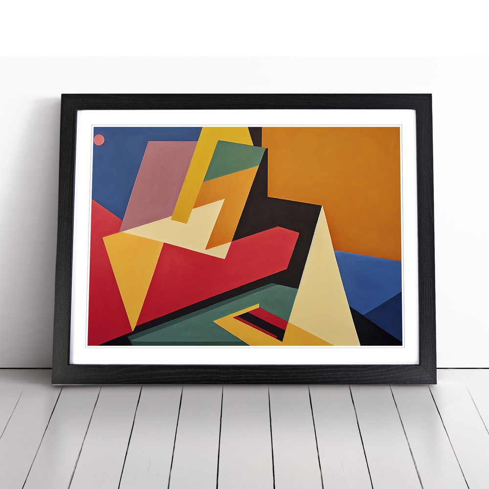 Art Suprematism Vol.6 Abstract Wall Art Print Framed Canvas Picture Poster Decor