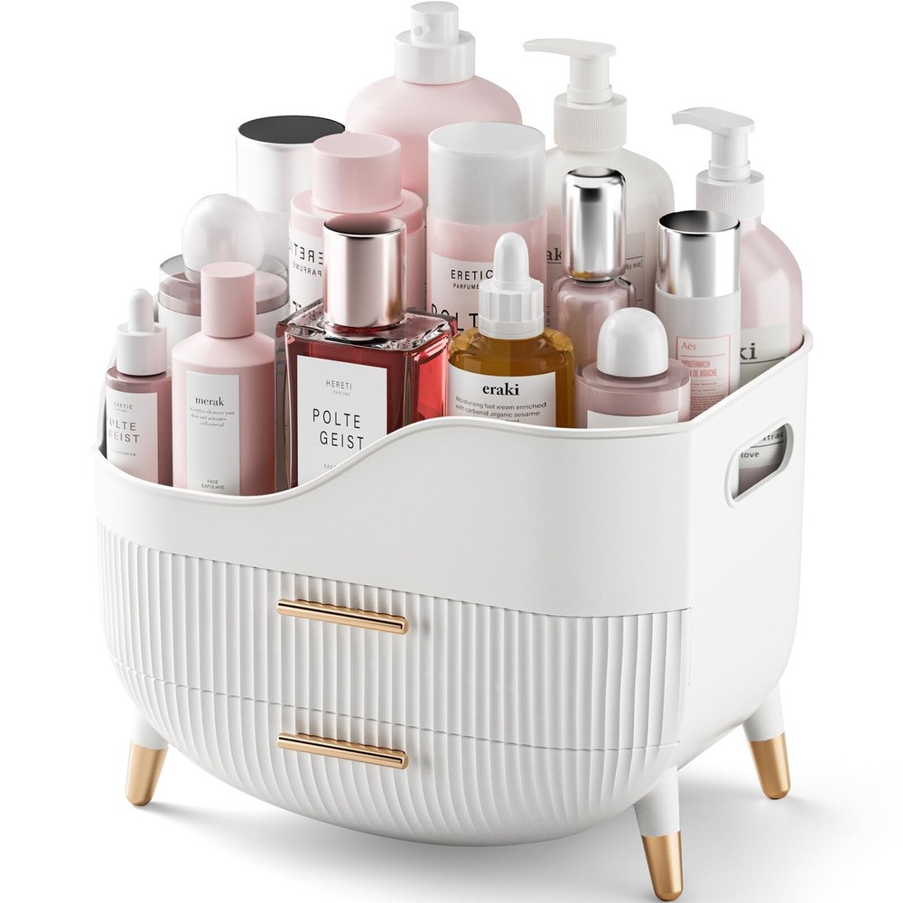 Makeup Organizer with Drawers,Skincare Organizer for Vanity,Storage Box with ...