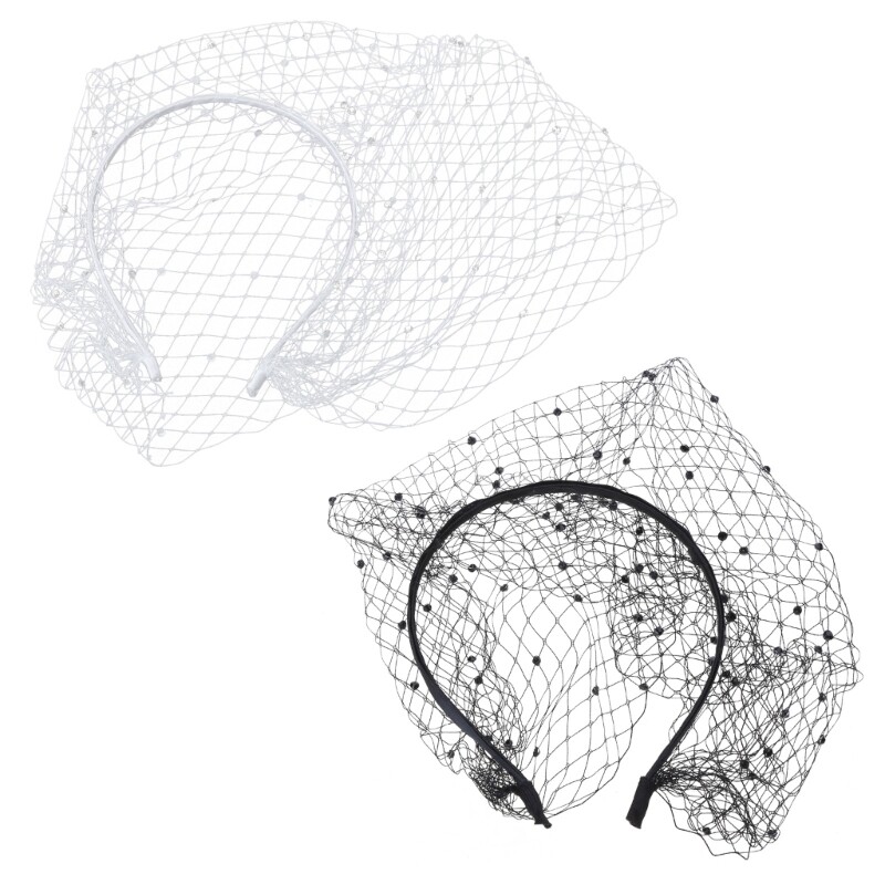 Sparkling Crystal Hair Hoop for Women Wedding Fascinator Accessory