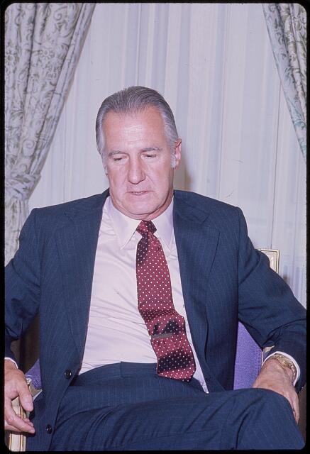 Photo:Spiro Agnew 1972 Portrait Vice President Political Photo
