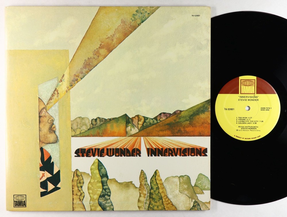 Stevie Wonder - Innervisions LP - Tamla VG++