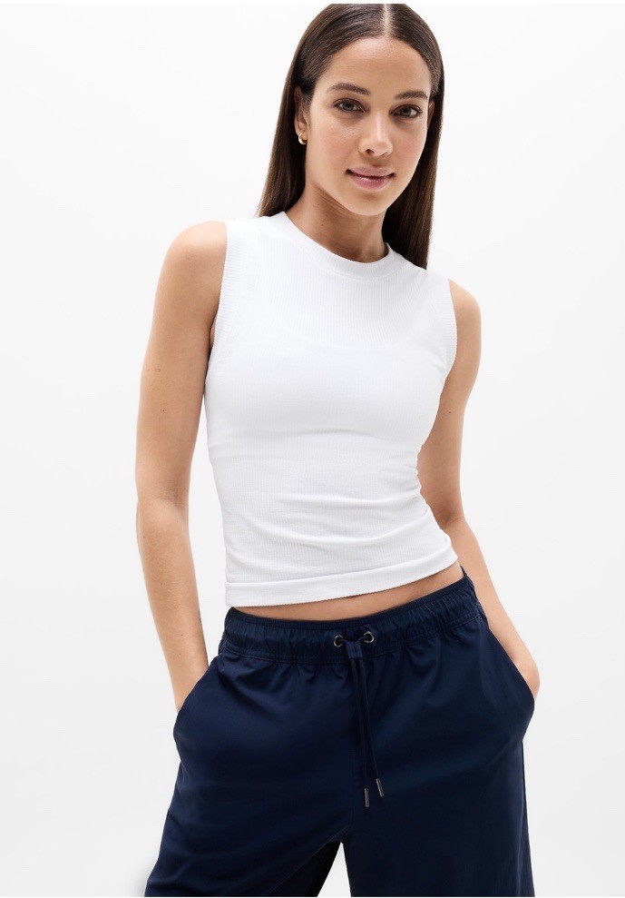 Athleta Renew seamless muscle tank- small- white- nwot