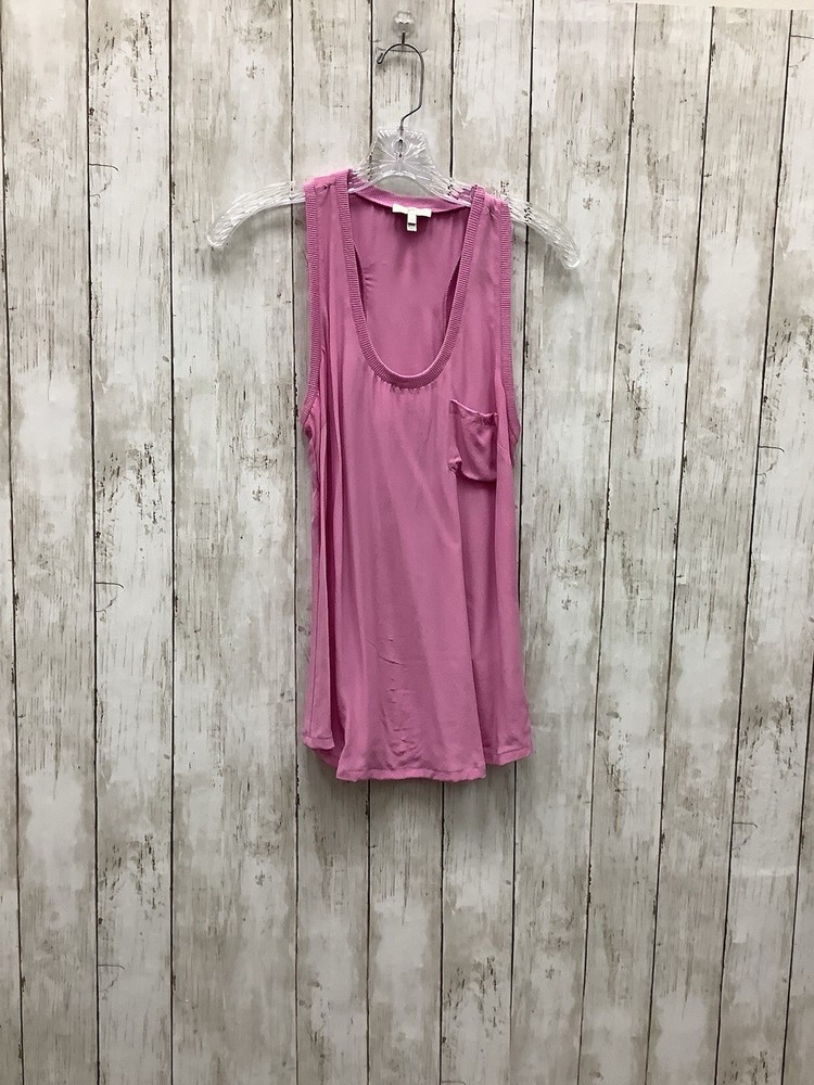 Joie Silk Pink Tank Top With Pocket Small 0506-25