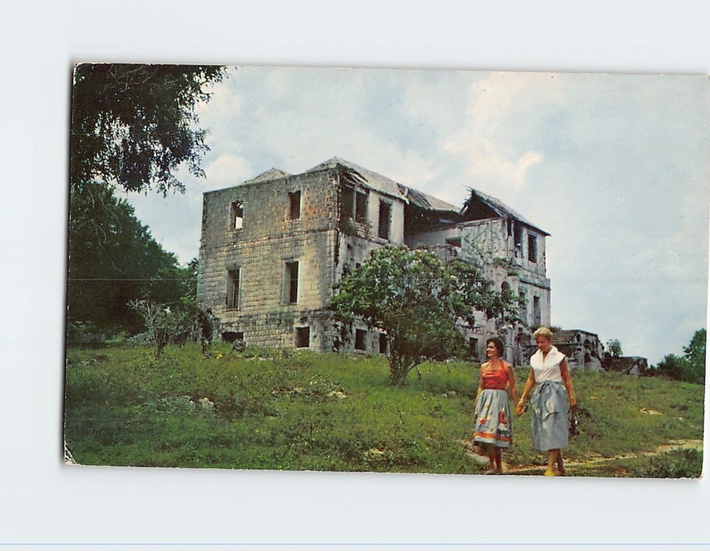 Postcard Ruins of Rose Hall Estate Great House Montego Bay Jamaica