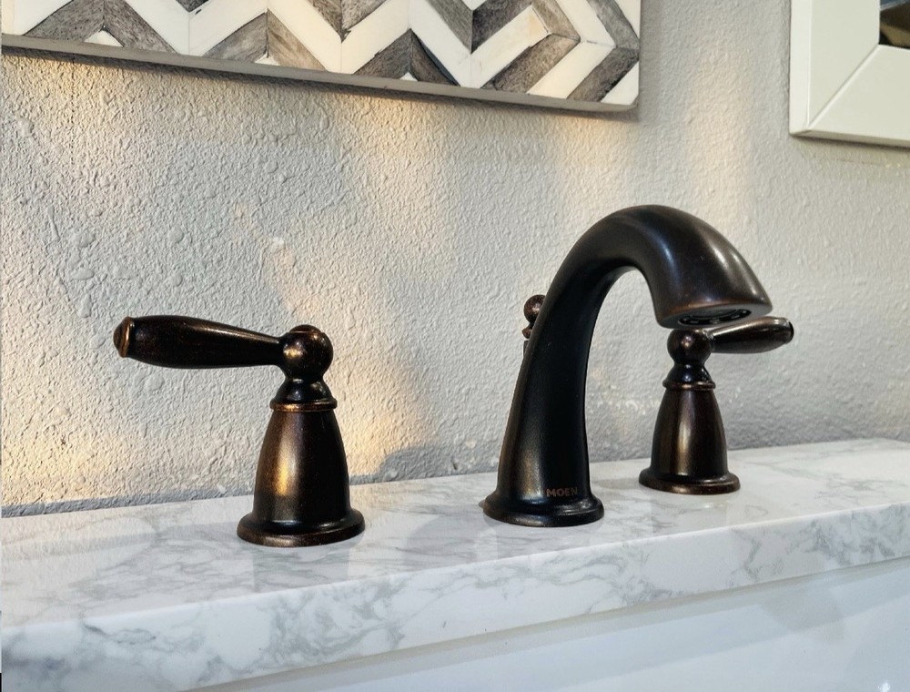 Moen T6620ORB Brantford Oil Rubbed Bronze Bathroom Faucet (Valve Not Included)