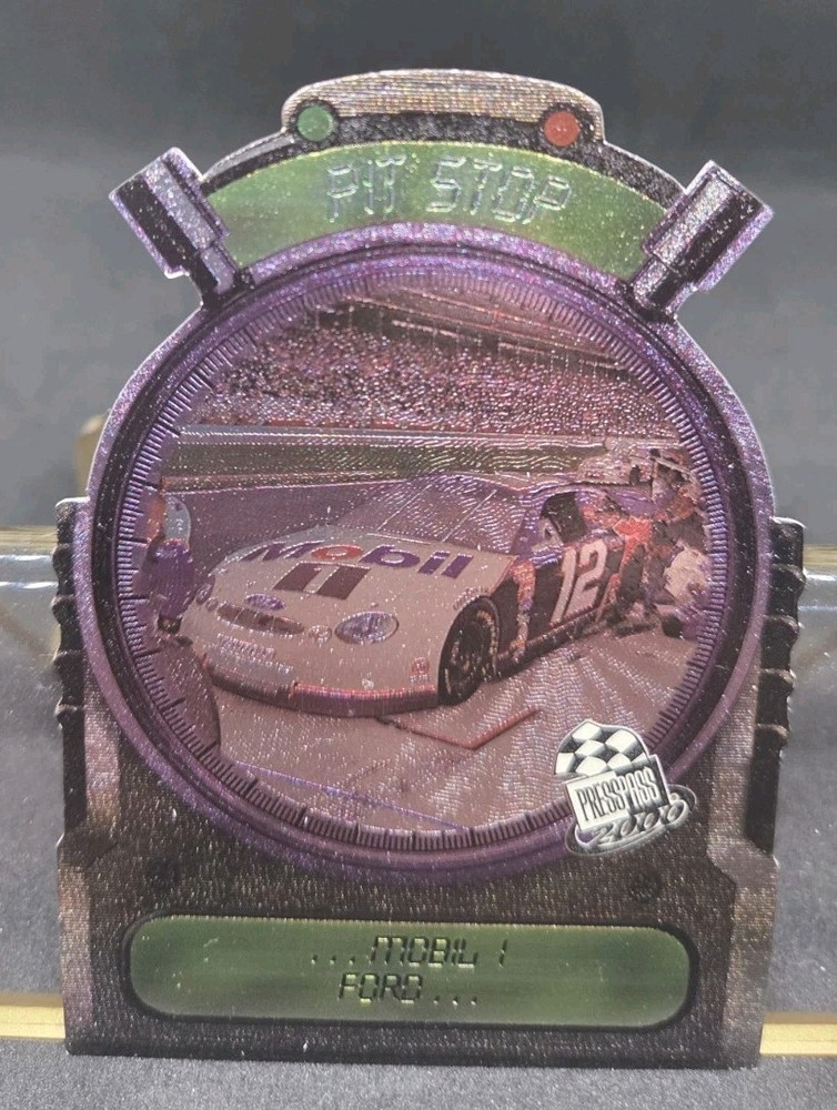 Jeremy Mayfield 2000 Press Pass Pit Stop Die Cut Micro-Etched Insert Card #PS8