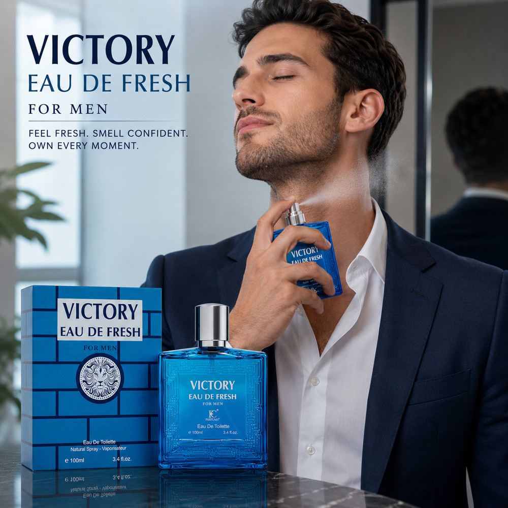 Victory Eau De Fresh Cologne For Men 3.4 Oz
