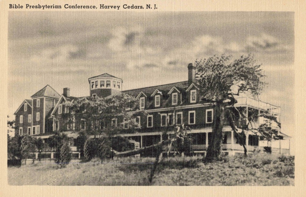 Bible Presbyterian Conference Harvey Cedars New Jersey NJ Linen c1940 Postcard