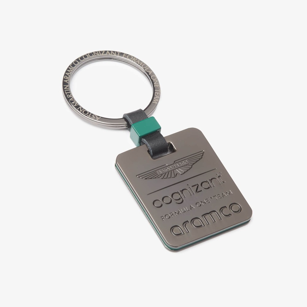 Aston Martin F1 Team Square Keyring