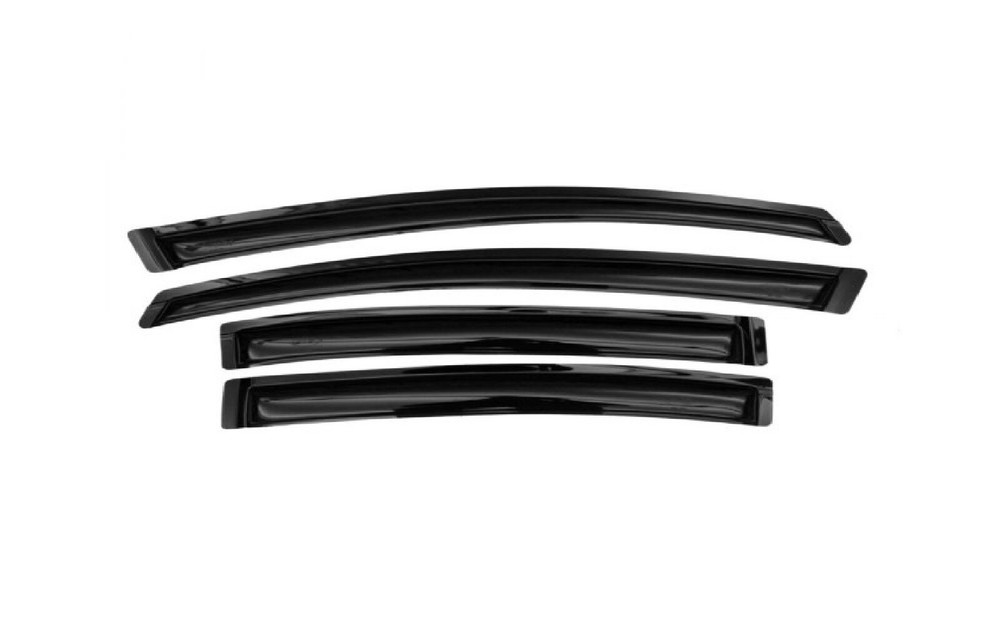 AVS 94462 Set of 4 Dark Smoke Ventvisor Acrylic Window Deflector for Honda Civic