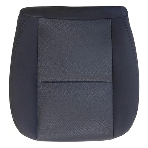 Black #19C Front Driver Side Bottom Replacement Cloth Seat Cover Compatible