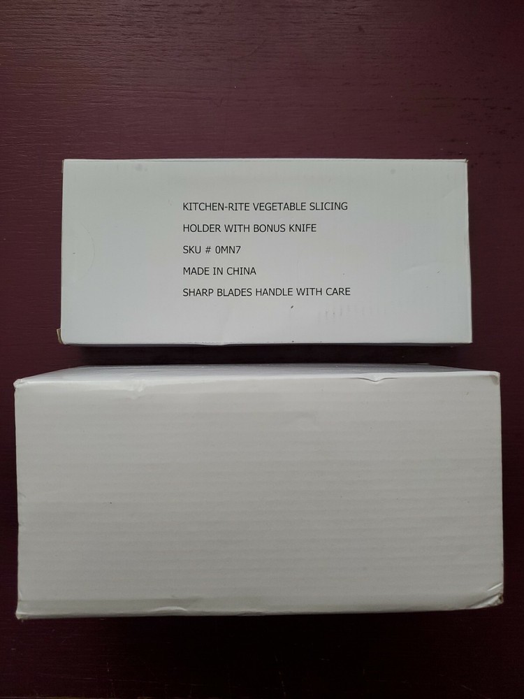 Kitchen Lot - Kitchen-Rite Vegetable Slicing Holder, Knife, 30 oz Travel Tumbler