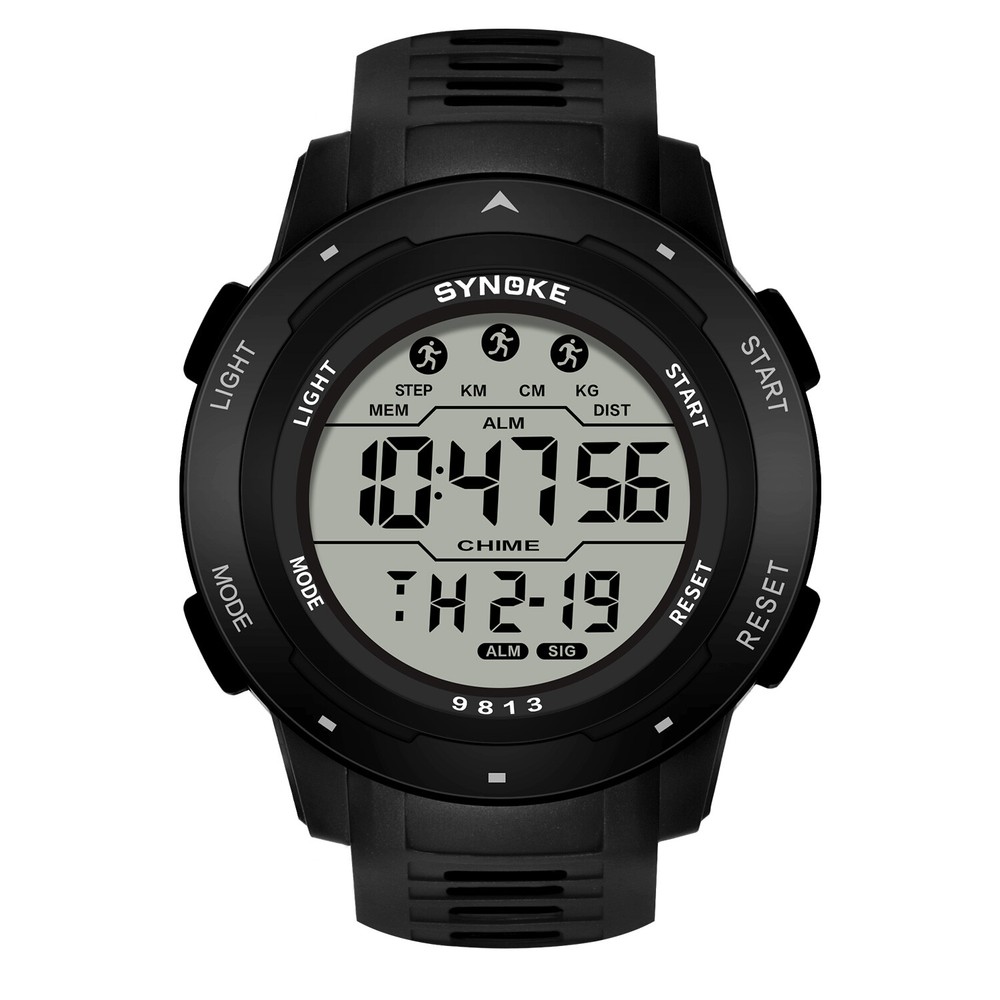 Men’s Tactical Waterproof LED Alarm Date Digital Large Watch – Perfect Xmas Gift