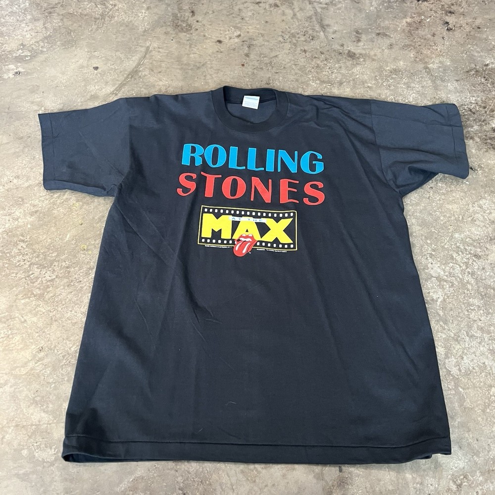 Vintage 80s Rolling Stones promo T-shirt XL IMAX theater movie single stitch tou