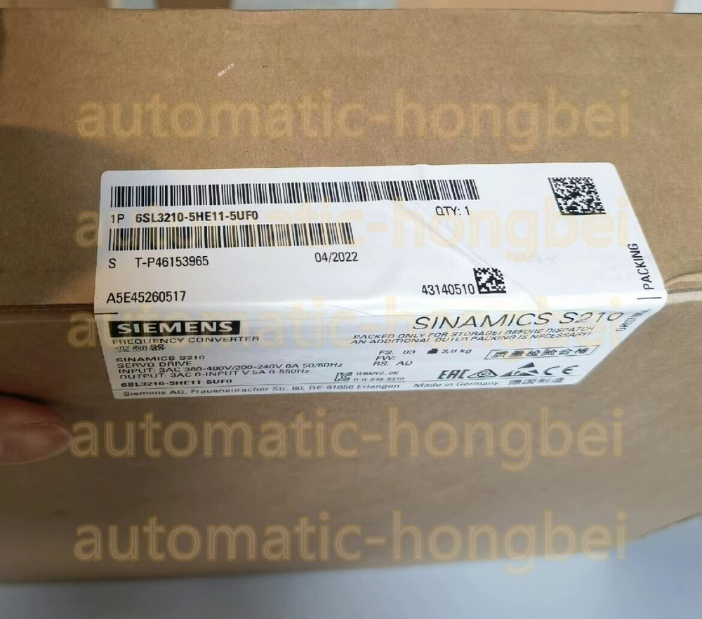 6SL3210-5HE11-5UF0 Siemens 6SL3 210-5HE11-5UF0 New In Box Expedited Shipping#HT