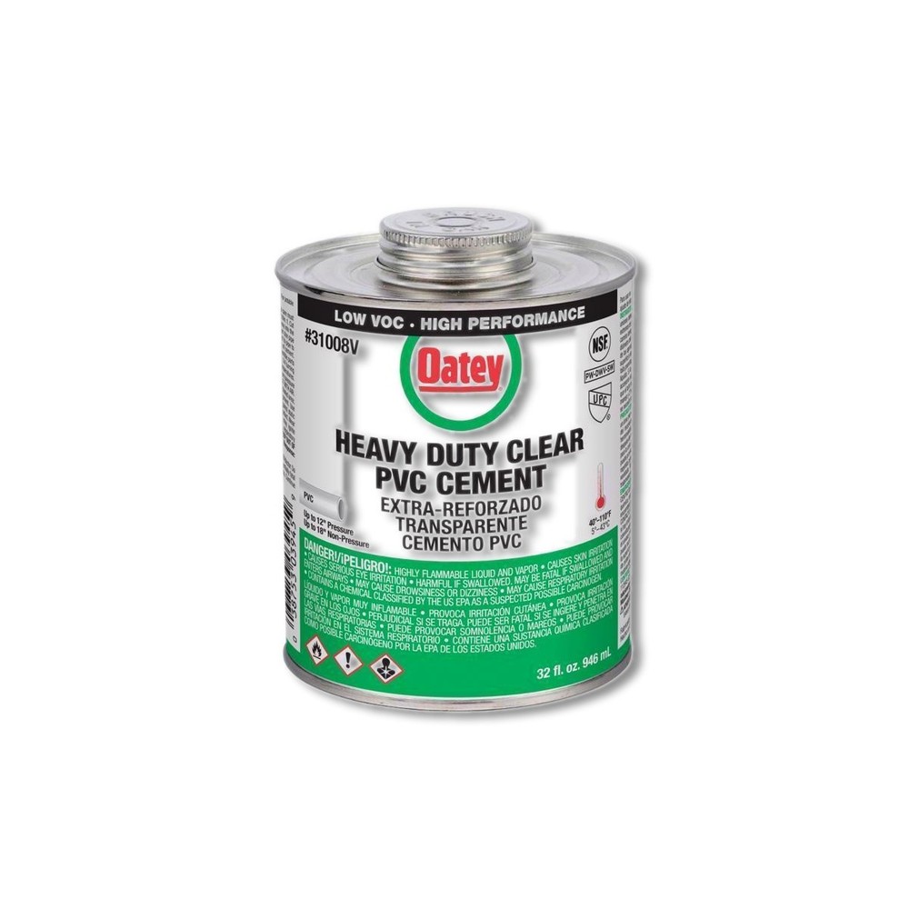 OATEY PVC Cement Clear 32oz 31008V