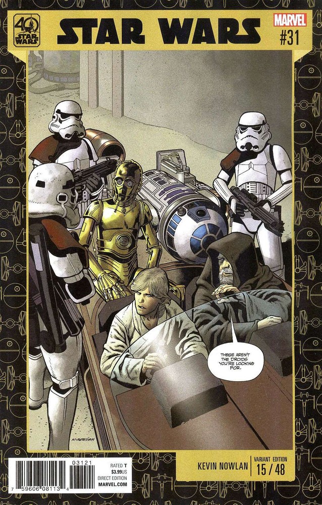 Star Wars Marvel Series 2 #31B VF/NM Jason Aaron with combined shipping  