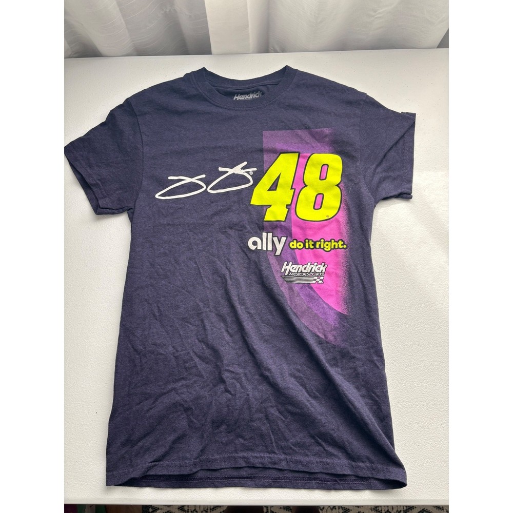 Jimmie Johnson 48 Ally NASCAR Hendrick Motorsports Racing T Shirt Small