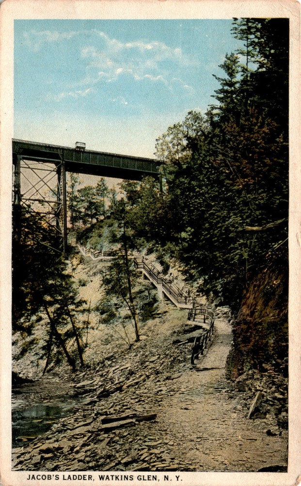 JACOB'S LADDER, WATKINS GLEN, N. Y. , Postcard