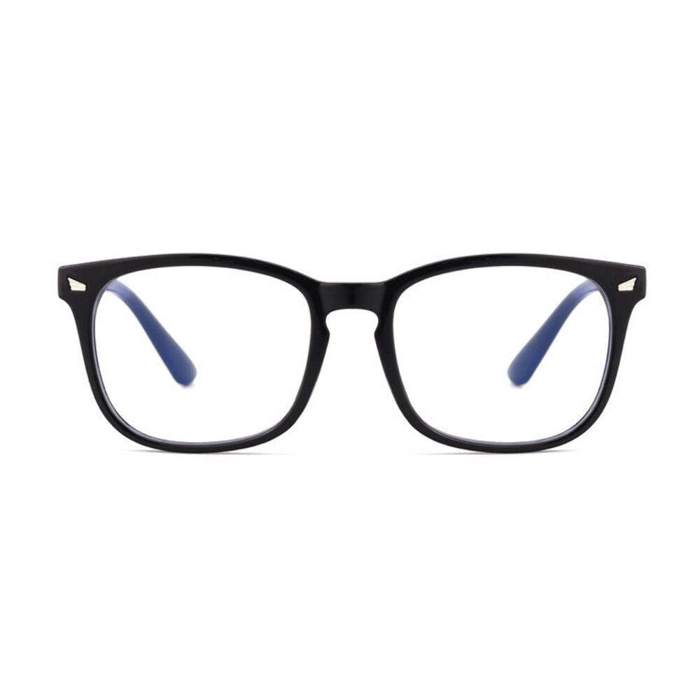 Square Blue Light Blocking Glasses with 90% Light Transmittance, Anti-Blue Light