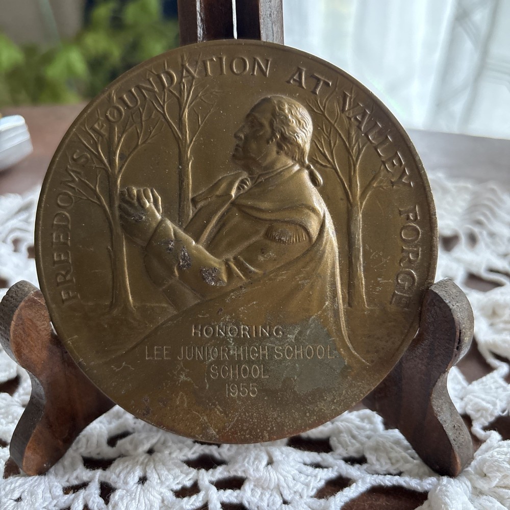 Vintage Freedom’s Foundation at Valley Forge Large Bronze Medal 1956