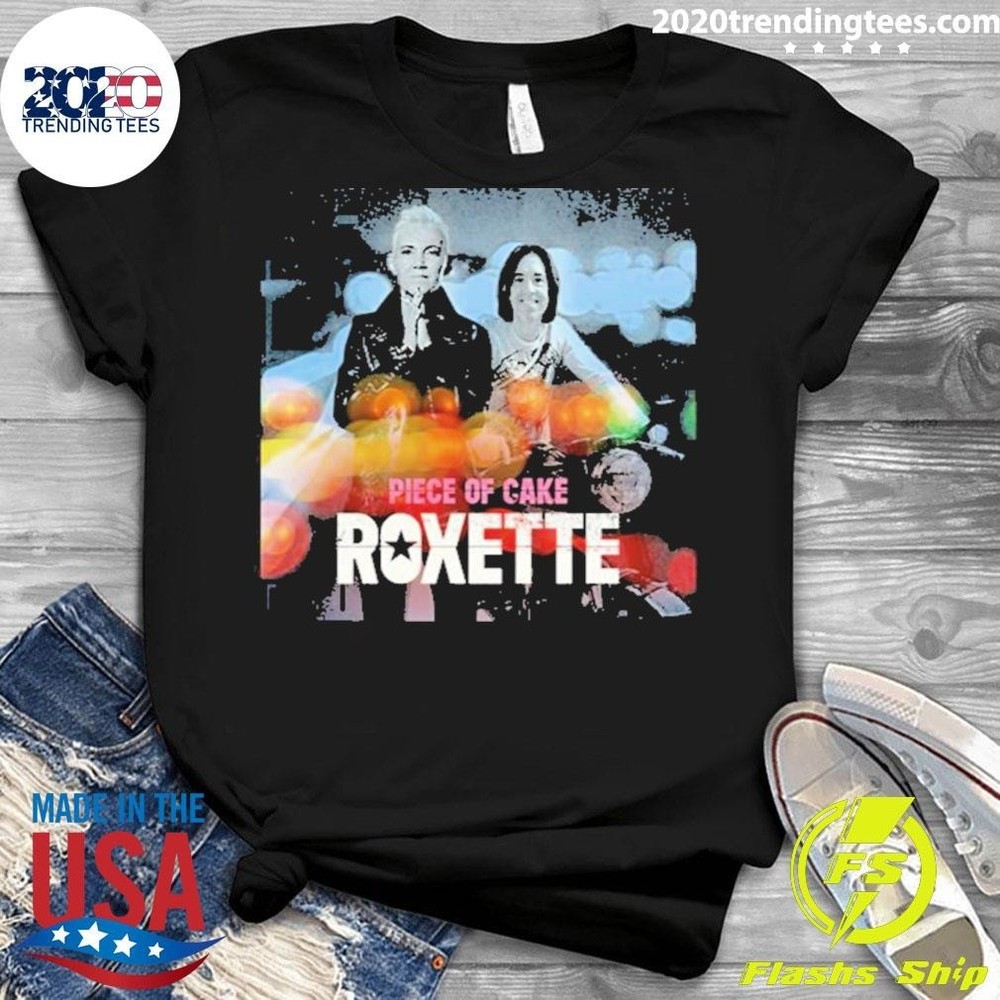 Piece Of Cake Roxette T-shirt Unisex S-234XL shirt Black Short Sleeve Gift fans
