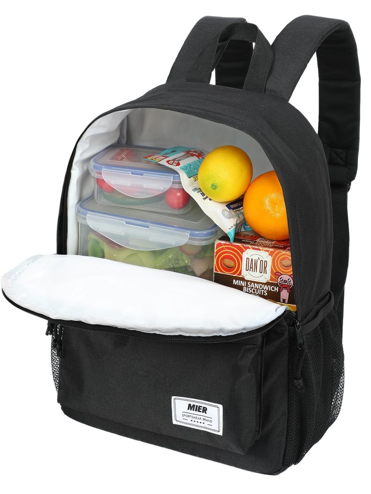 Insulated Leakproof Small Backpack Cooler with Built-in Coolers Lightweight Lunch Bag  