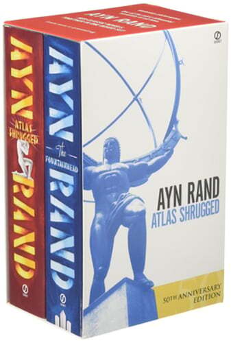 Ayn Rand Box Set: Atlas Shrugged and the Fountainhead by Ayn Rand: Used