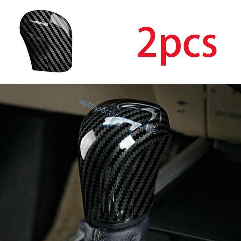 Carbon Fiber Middle Console Gear Shift Knob For Toyota Corolla Cross 2022~2024